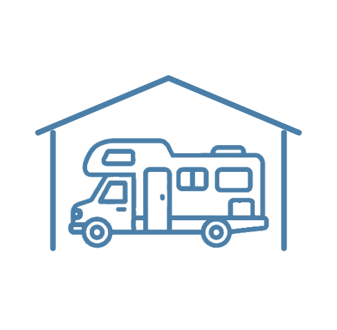 RV storage icon
